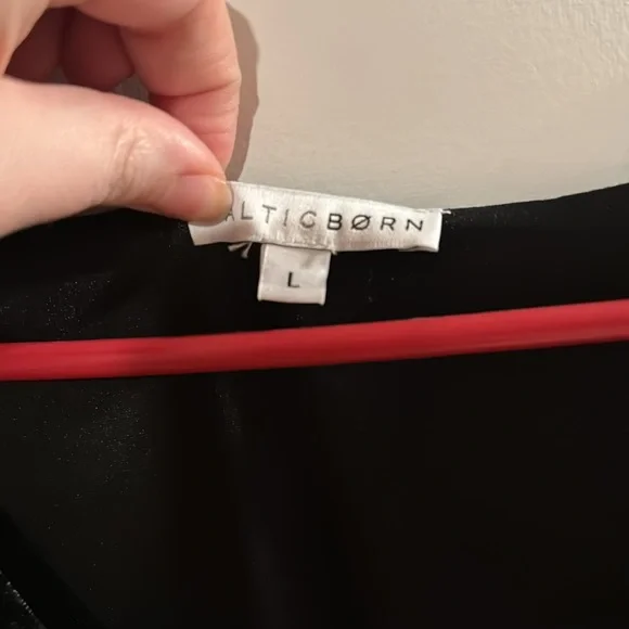 Floral Sleeveless Maxi Dress - Black and Pink - Picture 6 of 7